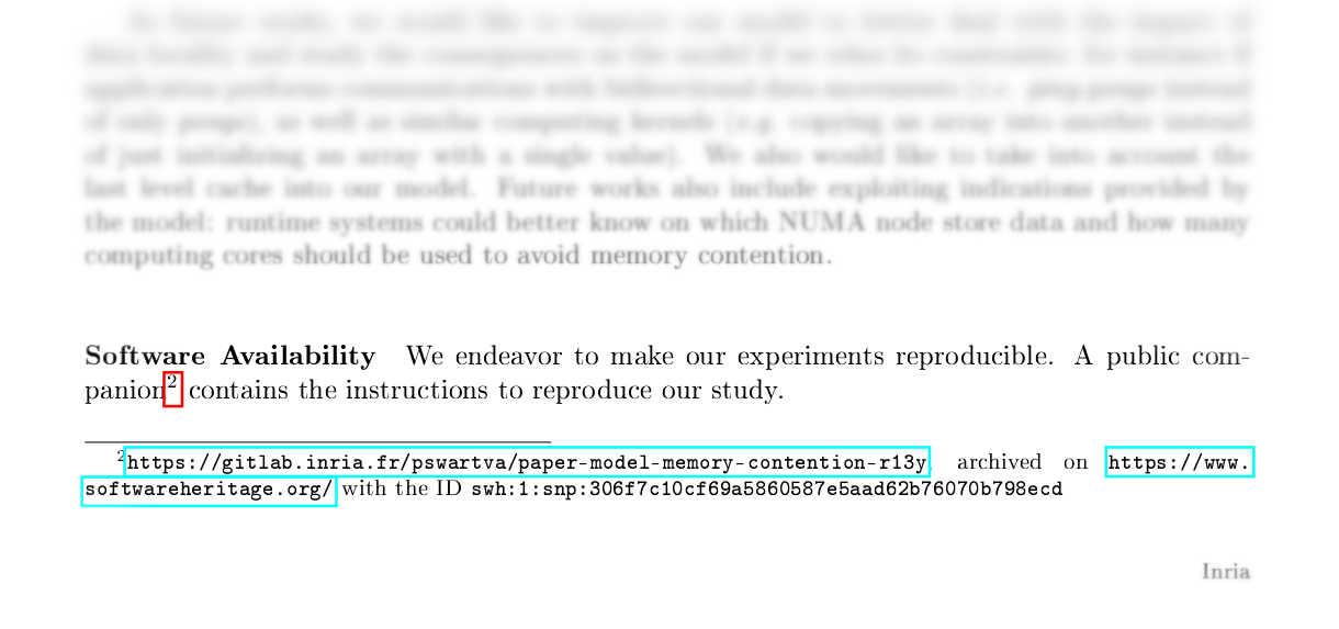 Screenshot of an article referencing its companion code that includesGuix channel and manifestdata.