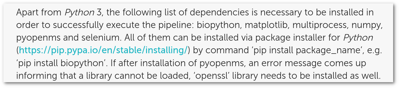 Installation instructions from a bioinfo paper that leave a bit to be desired.